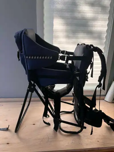 Older model child carrier. Works just the same as all the new expensive models! Why spend triple or...