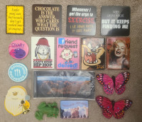 NEW - Various Funny Fridge Magnets - $5/each - home kitchen