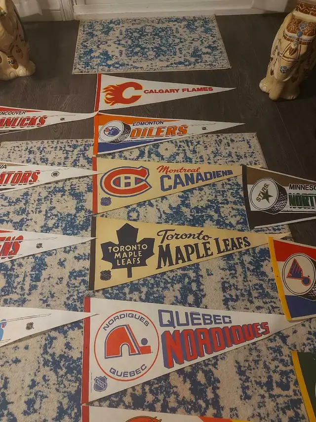 NHL pennants 25$each  in Arts & Collectibles in Calgary - Image 4
