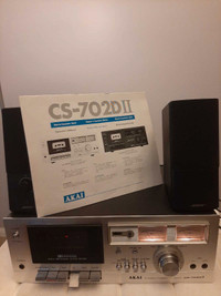 Akai stereo cassette deck CS-702ii