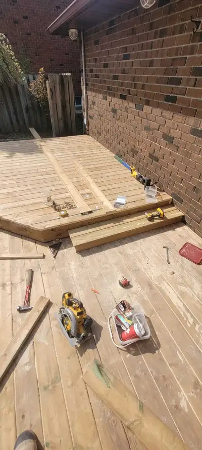 Get some jobs crossed off your "honey do list". From decks, fences, windows, doors, small concrete p...