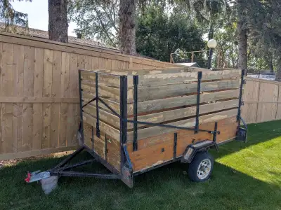 High walls. Spots for straps. Works great. Looks ugly. Home built in 2008 and has VIN and official r...