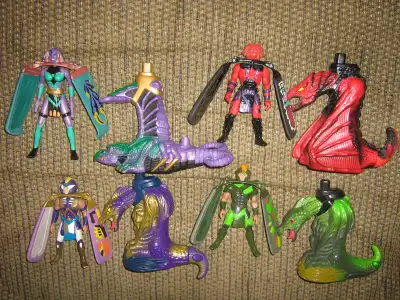 VINTAGE DRAGON FLYZ FIGURE AND LAUNCHER LOT, View more