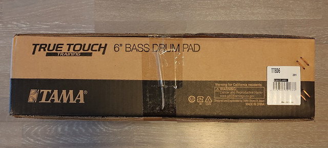 Tama True Touch Bass Drum Pad (TTBD6) in Drums & Percussion in Hamilton