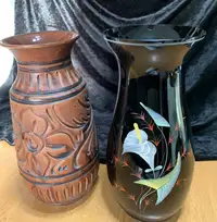 12” ceramic Vases  