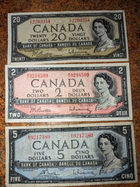 Billets Dollar canadien de 1954