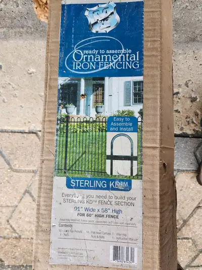 70 inches of Ornamental Fencing, View more