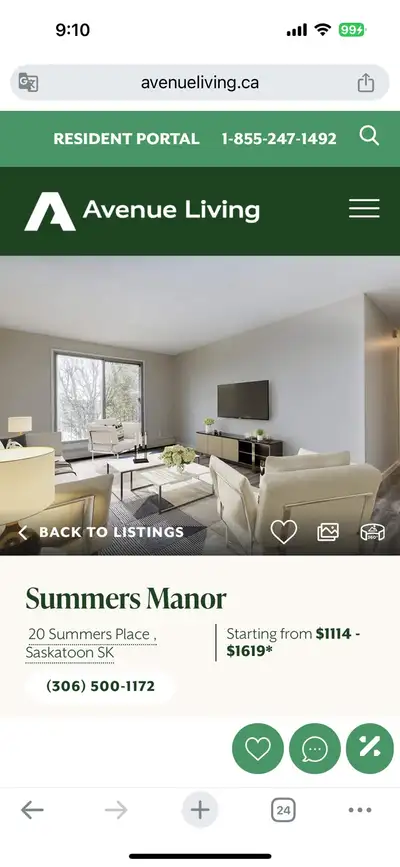 Rent apartment