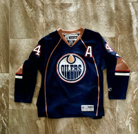 Autographed Edmonton Oilers authentic Reebok jersey signed by Sam Gagner