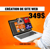 Conception de site web 350$, Website design, Logo, Graphiste