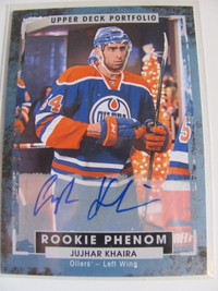 NHL Jujhar Khaira Rookie Autograph