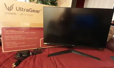 LG 27GN600 lightly used for a few years never ran at 144hz as I set all my "AAA" games to adaptive v...