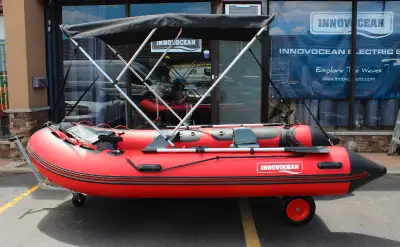Set off on memorable fishing and lake camping adventures effortlessly with the INNOVOCEAN Inflatable...