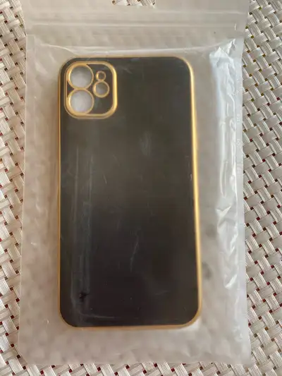 IPHONE 11 CASE, BNIB (BLACK  & GOLD), View more