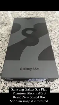 Brand New Samsung Galaxy S22 Plus