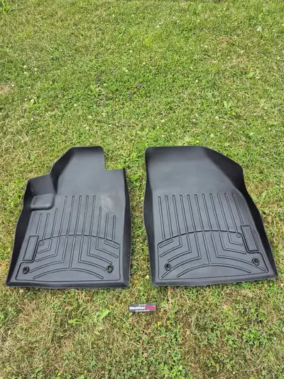 Set of Front Weathertech Floor Liners for a Dodge Dart. Used in a 2016 Dodge Dart SXT but should fit...
