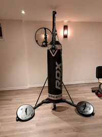 RDX punching bag and vevor stand