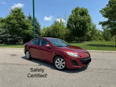 2010 Mazda 3 | Safety Certified | Winter Tires Included Looking for a reliable, fuel-efficient, and...