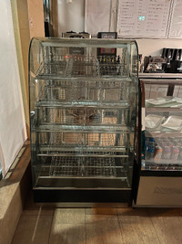 Commercial display case with light