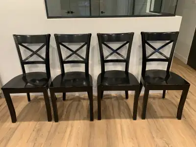 Crate and Barrel Dining Chairs set of 4, View more