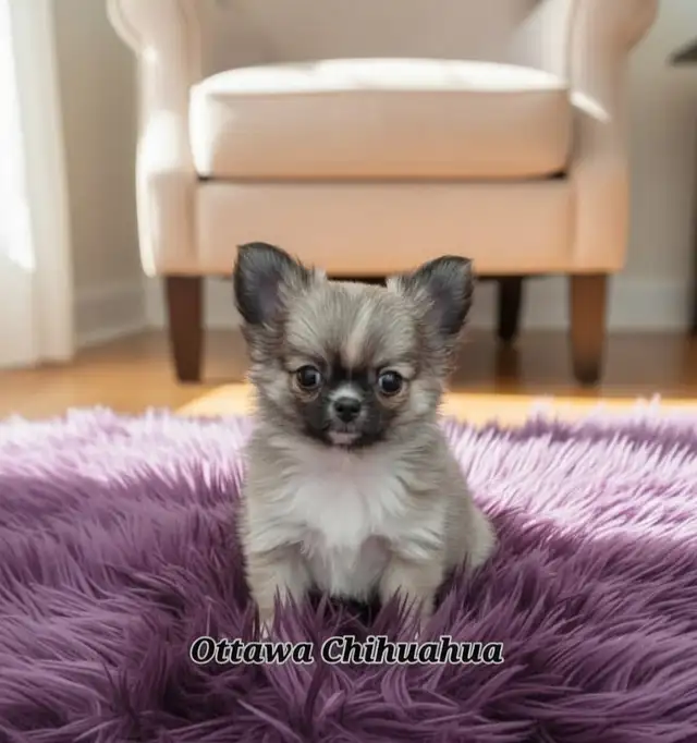 ✨️"Ottawa Chihuahua" Male Long-Coat, 3 months/1.11 lbs.! in Dogs & Puppies for Rehoming in Ottawa - Image 4