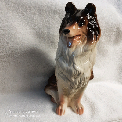 Large size that fits most China cabinets or displays well as centerpiece or mantle top art work. Add...