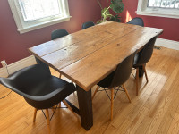 Reclaimed Mennonite barn board table  