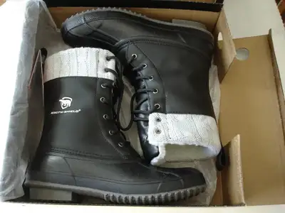 NEW ArcticShield Women's Debra Waterproof Duck Bean Boots Black, View more
