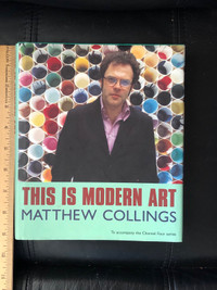  This is modern art by Matthew Collings hardcover book