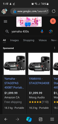 Yamaha Stagepas400