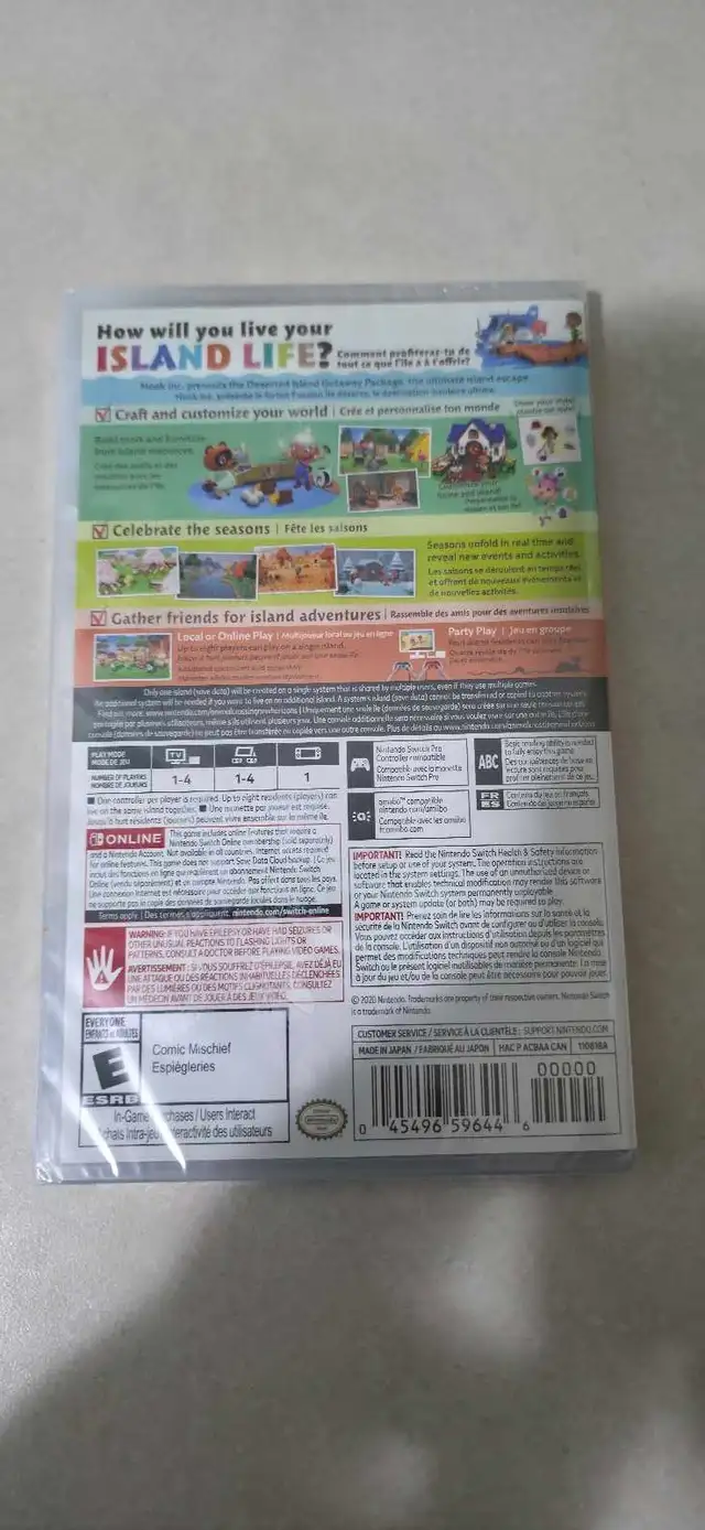 animal crossing Nintendo switch in Nintendo Switch in Kitchener / Waterloo - Image 3