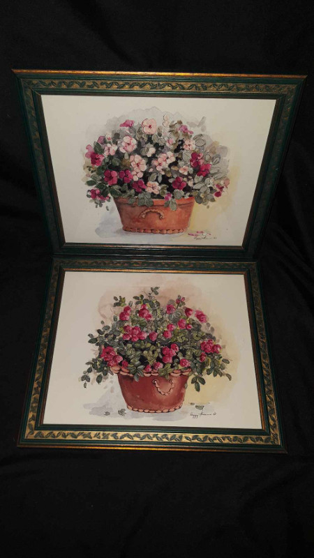 2 Peggy Abrams Watercolour Paintings. in Arts & Collectibles in Oshawa / Durham Region - Image 4
