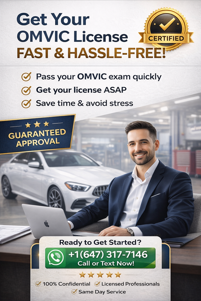 Fail OMVIC Again? Never – Guaranteed Help Ontario, View more