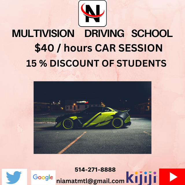 Build Confidence with driving Practice $40 per hour in Classes & Lessons in City of Montréal - Image 2