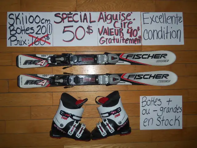 Ensembles de ski alpin et twin tip 100 110 119 cm in Ski in Saint-Hyacinthe - Image 3