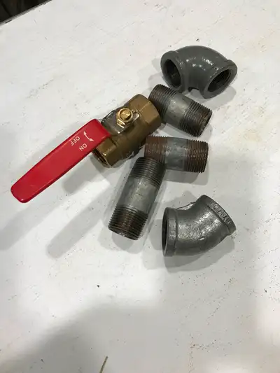 *ALL R NEW* The 1” ball valve alone is worth over $20.00 =(1) 1”thread x 1”thread ball valve =(2) 1”...