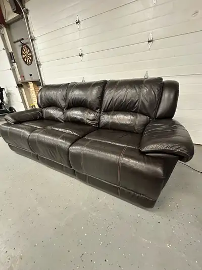 Electric Leather Recliner Couch, View more