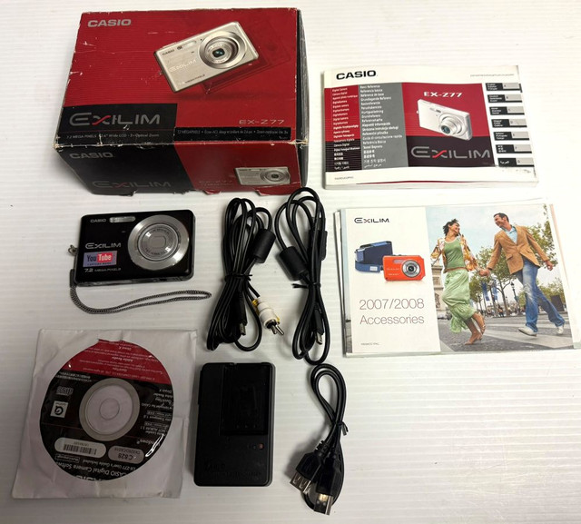 Casio EXILIM ZOOM EX-Z77 7.2MP Digital Camera in Cameras & Camcorders in Guelph