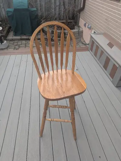 Wooden Swivel Barstool, View more