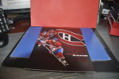 2009-2010 montreal canadiens season hockey ticket 100 years No ticket include but very interesting p...