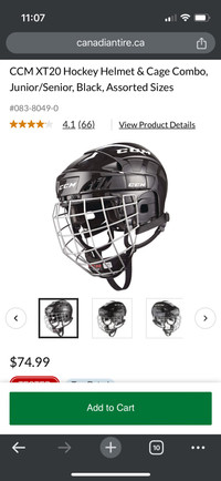 CCM XT20 Helmet with Cage - large 