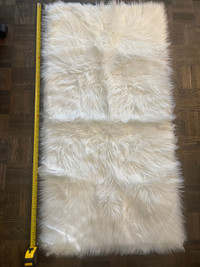 White area rug 