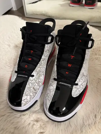 Jordan Dub Zero Fire Red Men’s 8 US, View more