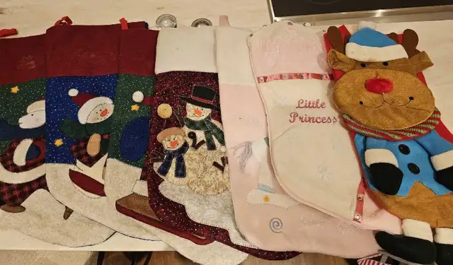 Christmas Stockings - all 7 for $10 in Home Décor & Accents in Calgary - Image 2