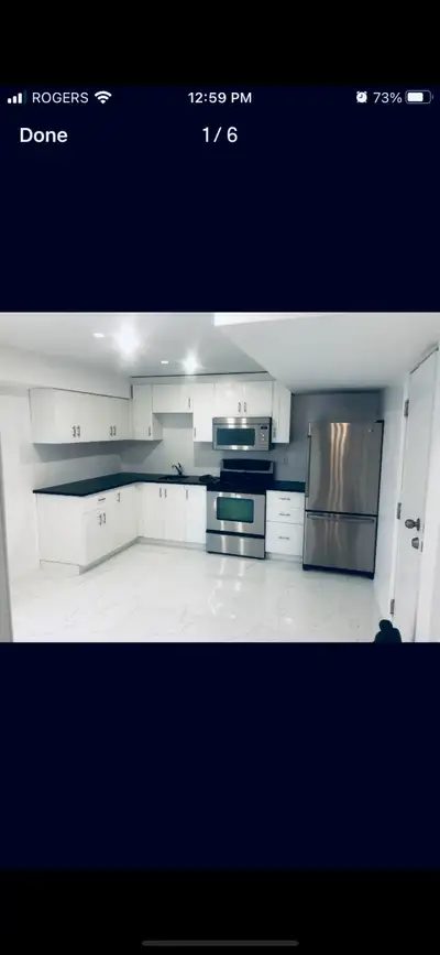 walkout basement apartment for rent
