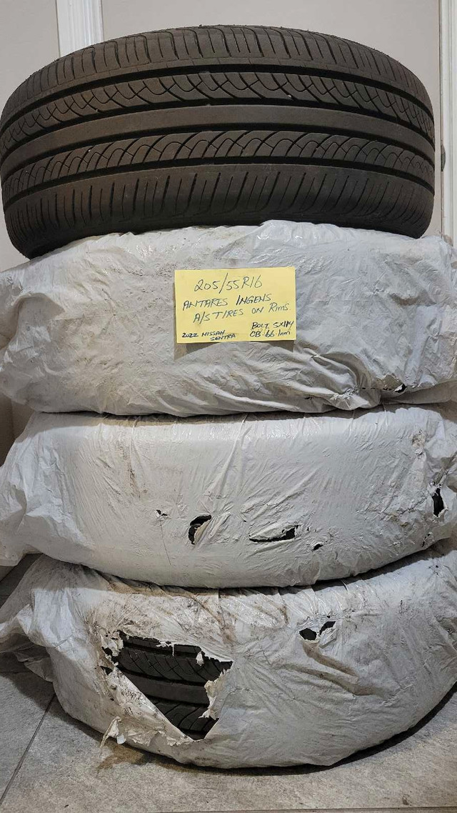 205/55R16 ANTARES INGENS A/S TIRES ON RIMS  in Tires & Rims in City of Toronto