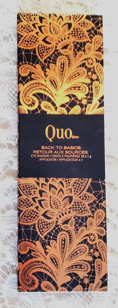 "QUO" BACK TO BASICS 12 COUNT EYE SHADOWS WITH APPLICATOR BRUSH, View more
