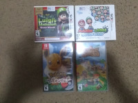 Nintendo Switch and 3 ds games