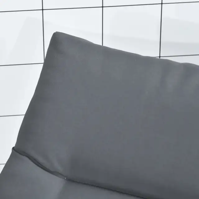 Foldable Lounge Chair, Reclining Patio Sun Lounger with 6-Positi in Patio & Garden Furniture in Markham / York Region - Image 7