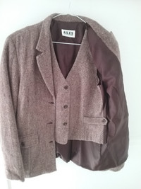 Veston & petite veste en tweed